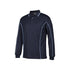 Podium L/S Piping Polo - Navy/Lt Blue