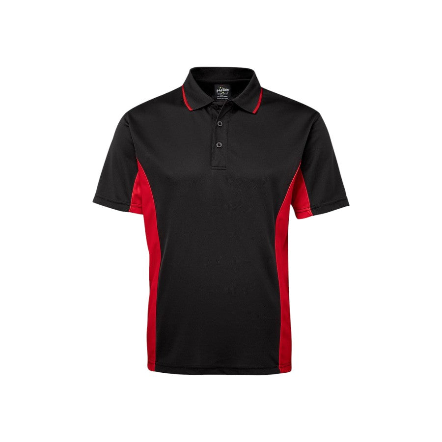 Contrast sports polo – custom embroidery, BrightenWear 