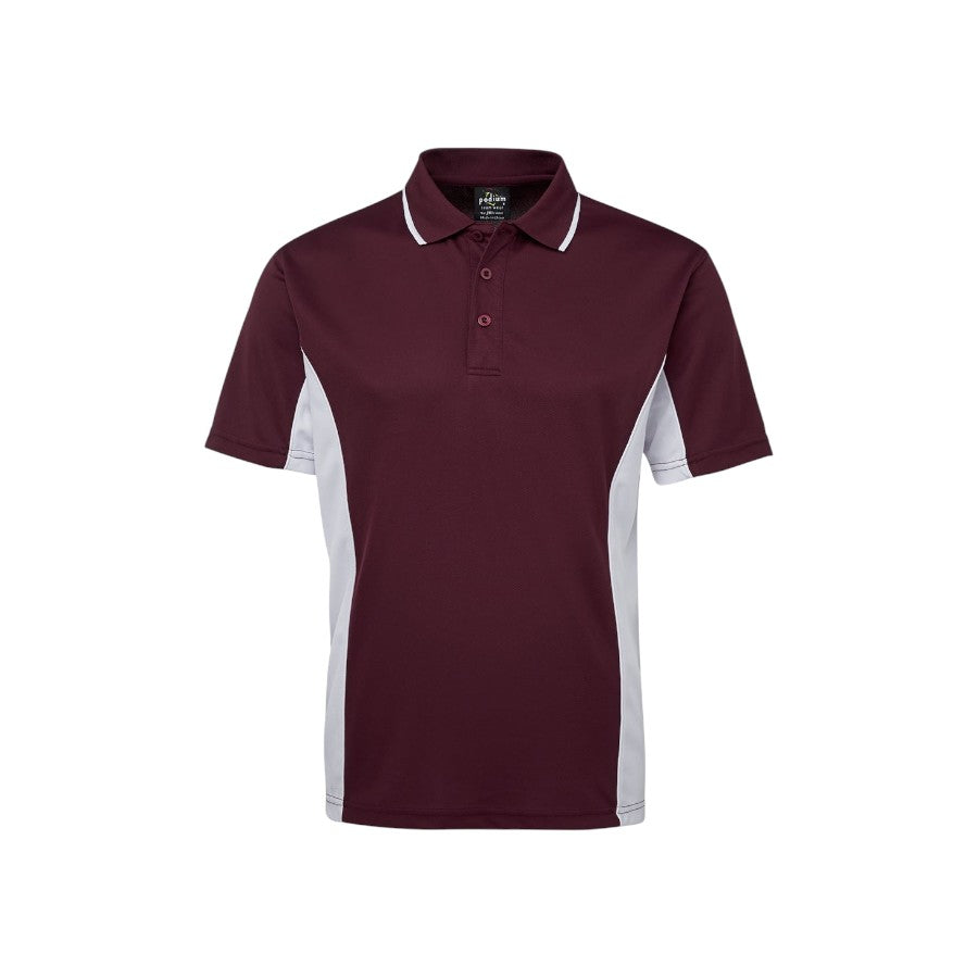 Contrast sports polo – custom embroidery, BrightenWear 