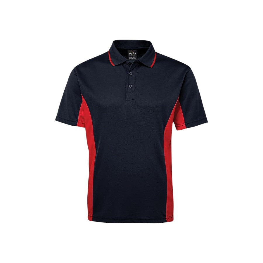 Contrast sports polo – custom embroidery, BrightenWear