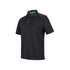 Podium Contrast Stretch Polo - Black/Aqua