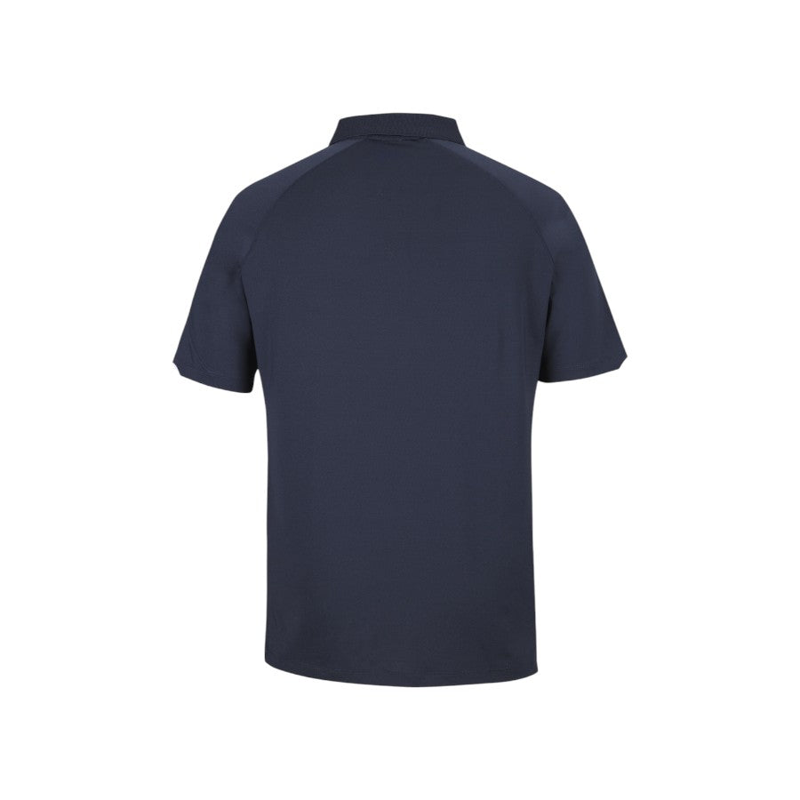 Podium Contrast Stretch Polo - Navy/White
