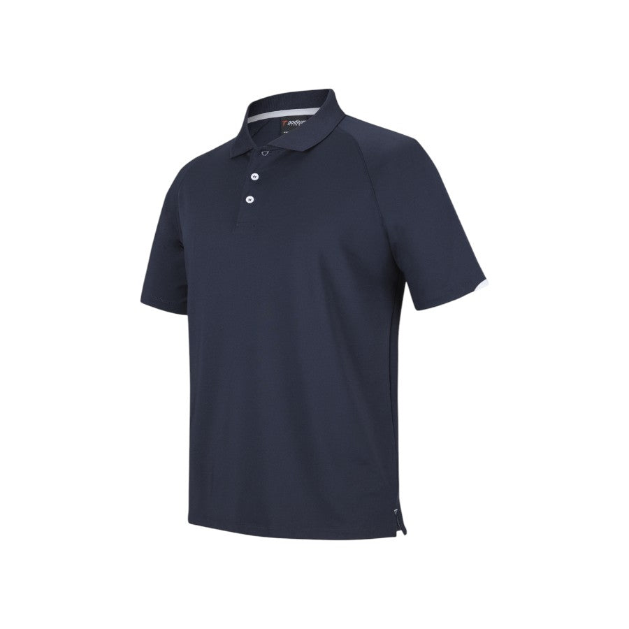 Podium Contrast Stretch Polo - Navy/White