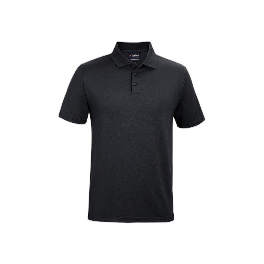 Podium Stretch Polo - Black