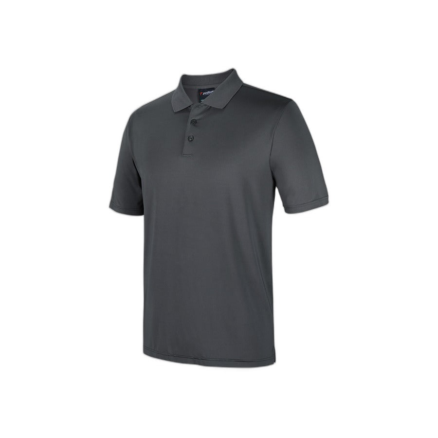 Podium Stretch Polo - Charcoal