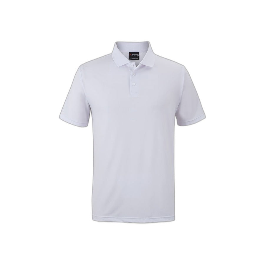 Podium Stretch Polo - White