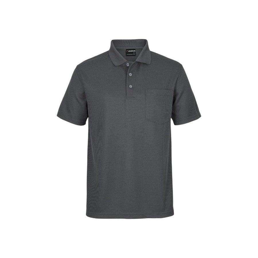 Custom Podium Waffle Pocket Polo | BrightenWear AU