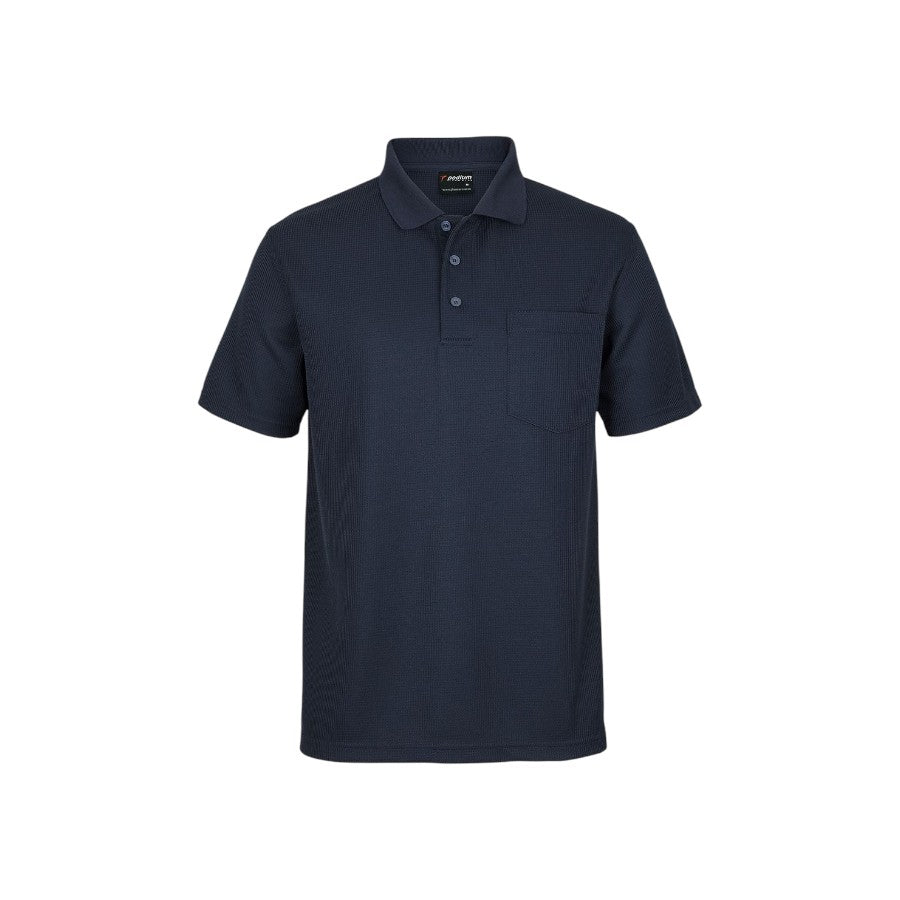 Custom Podium Waffle Pocket Polo | BrightenWear AU
