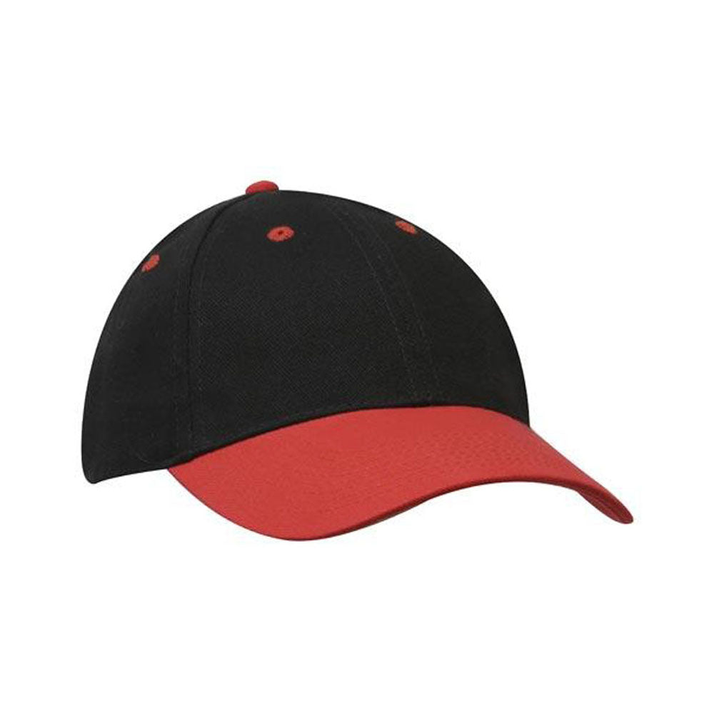 Brushed Heavy Cotton Cap - Headwear Branding Embroidery