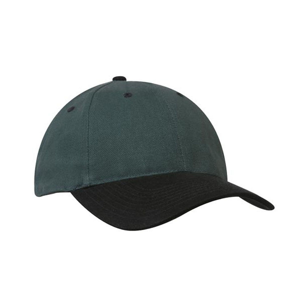 Brushed Heavy Cotton Cap - Headwear Branding Embroidery