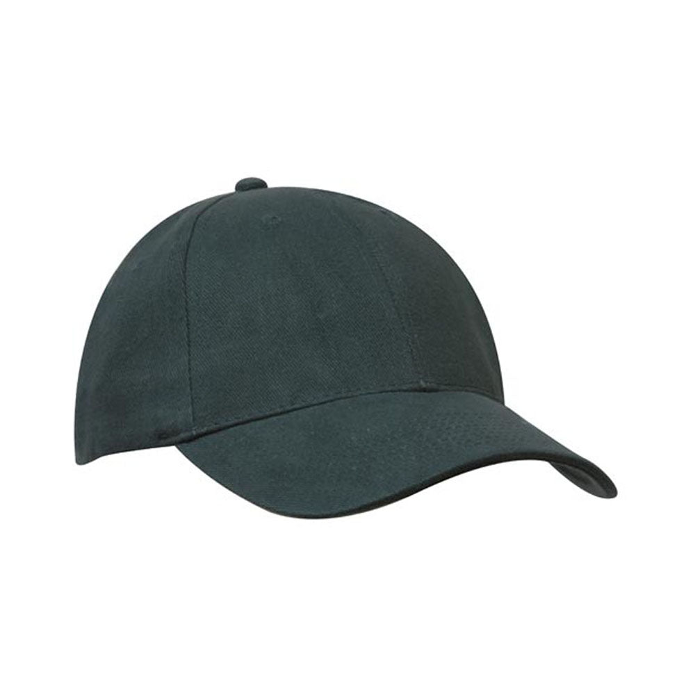 Brushed Heavy Cotton Cap - Headwear Branding Embroidery