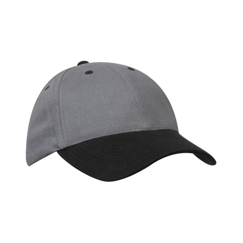 Brushed Heavy Cotton Cap - Headwear Branding Embroidery