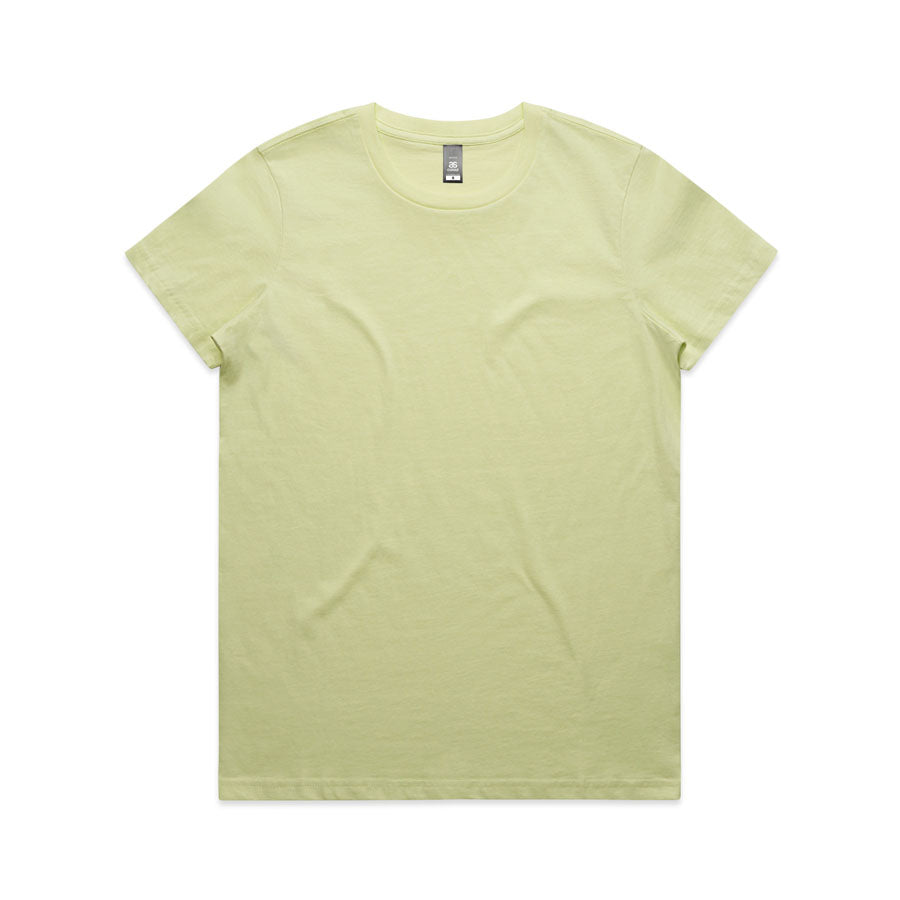 Woman's Maple Tee- Workwear Branding Embroidery ｜Digital Printing