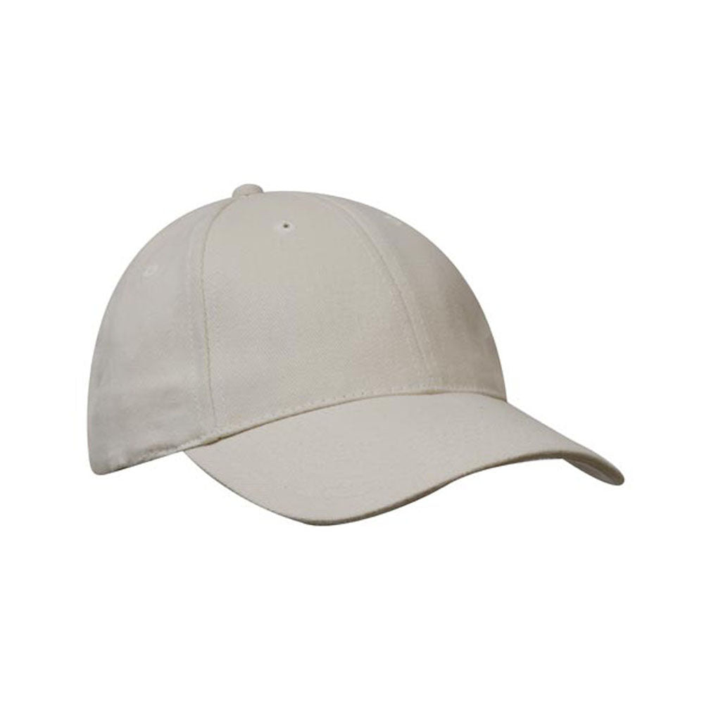 Brushed Heavy Cotton Cap - Headwear Branding Embroidery