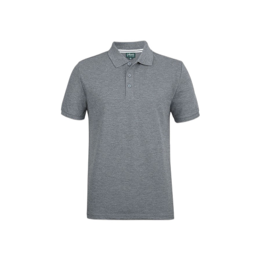 Pique Polo - Grey Marle