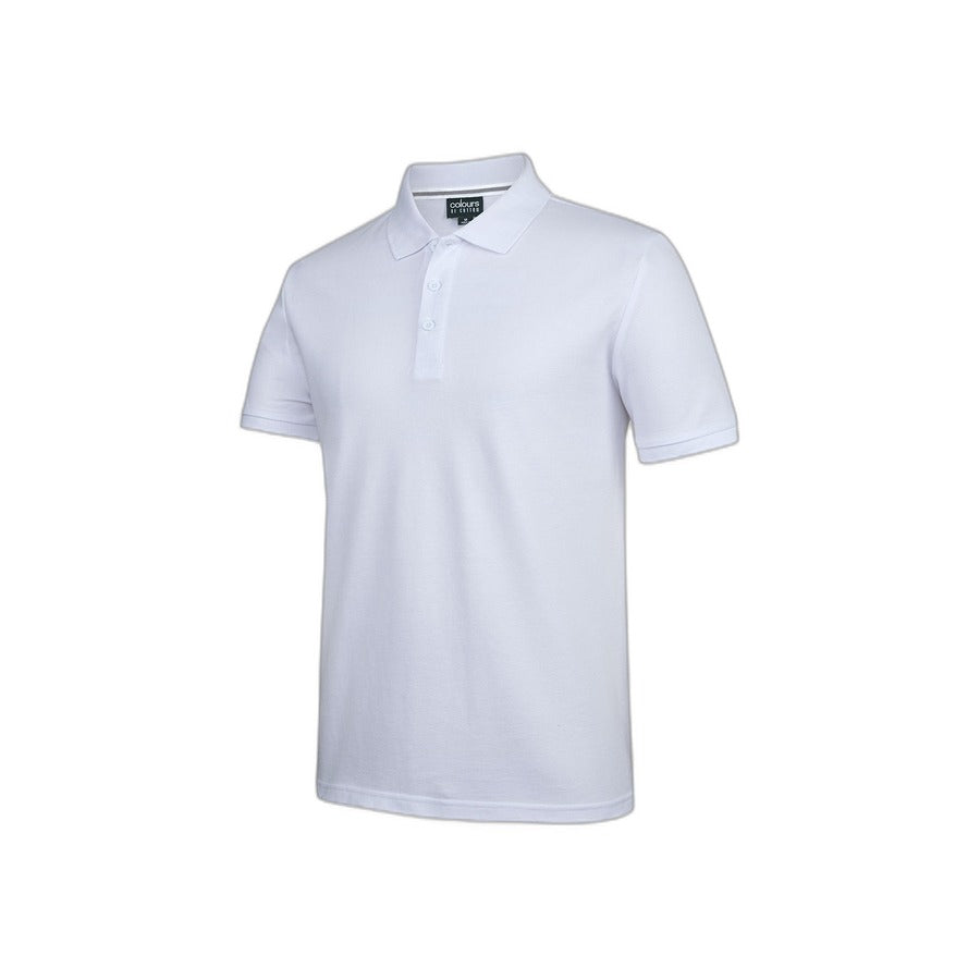 Pique Polo - White