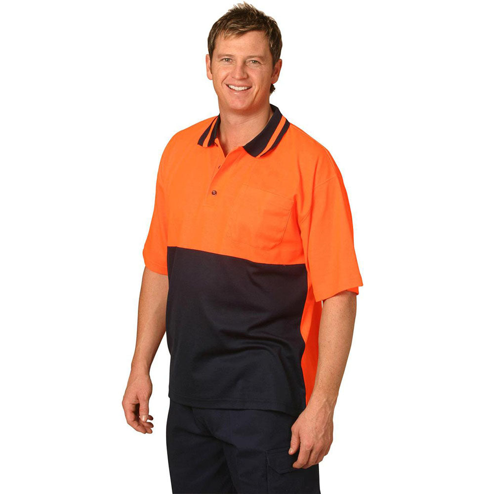 High Visibility Safety Polo - Workwear Branding Embroidery ｜Digital Printing