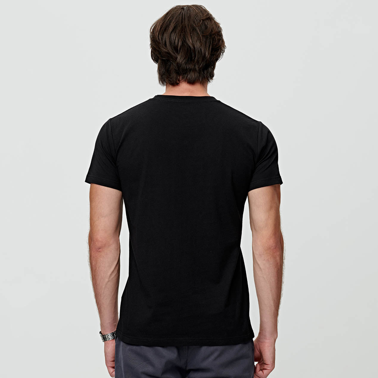 Men's Premium Cotton Tee Shirt - Workwear Branding Embroidery ｜Digital Printing