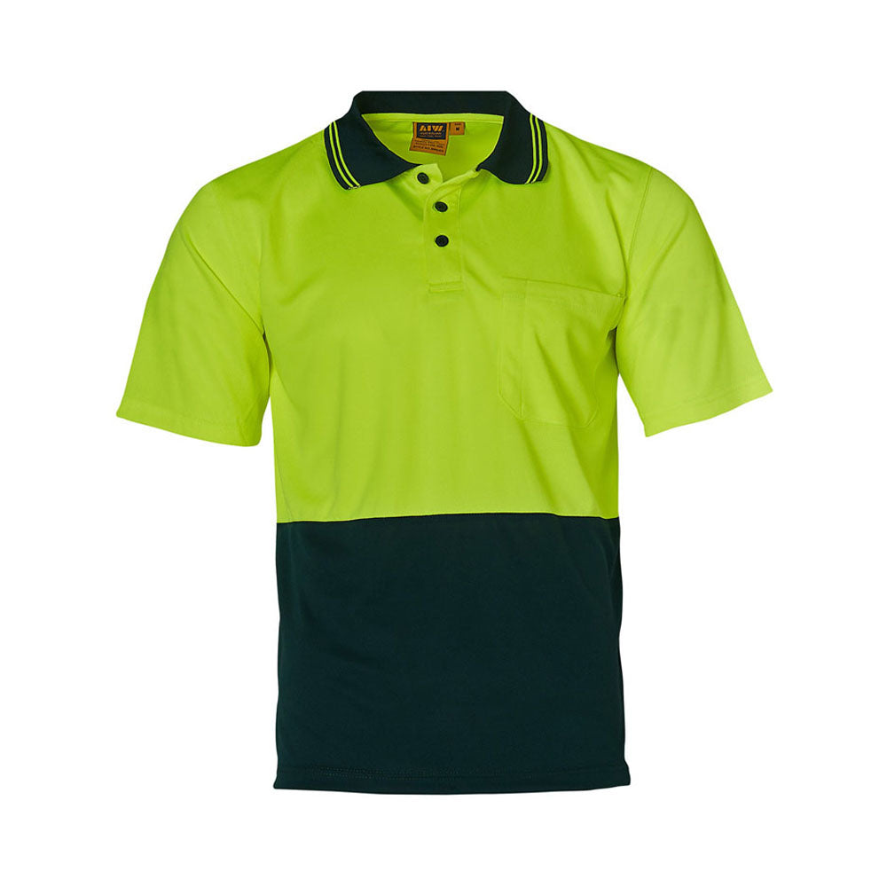 High Visibility Short Sleeve Polo - Workwear Branding Embroidery ｜Digital Printing