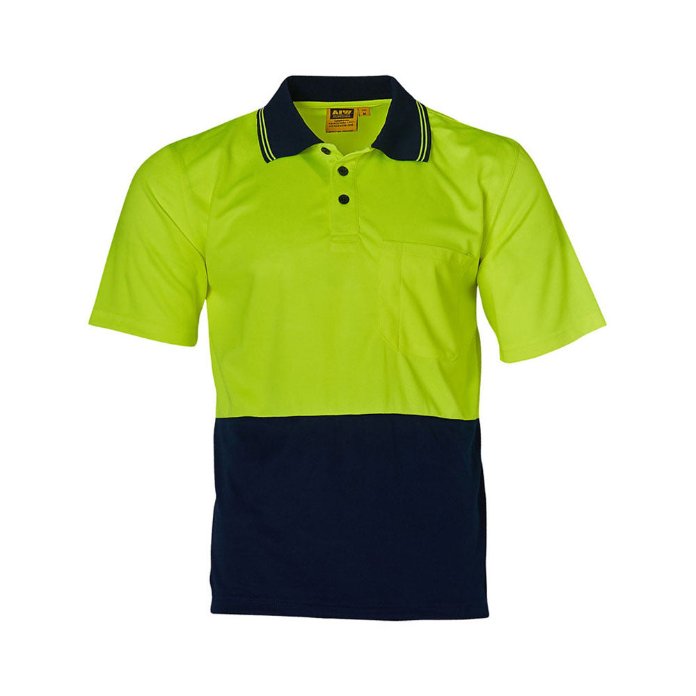 High Visibility Short Sleeve Polo - Workwear Branding Embroidery ｜Digital Printing